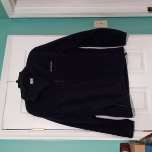 Columbia Black Fleece Zip Up Jacket